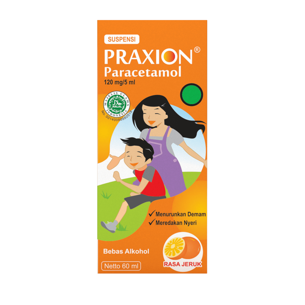 Jual Praxion Sirup 60ml Pharos - Paracetamol / Obat Demam / Obat Sakit ...