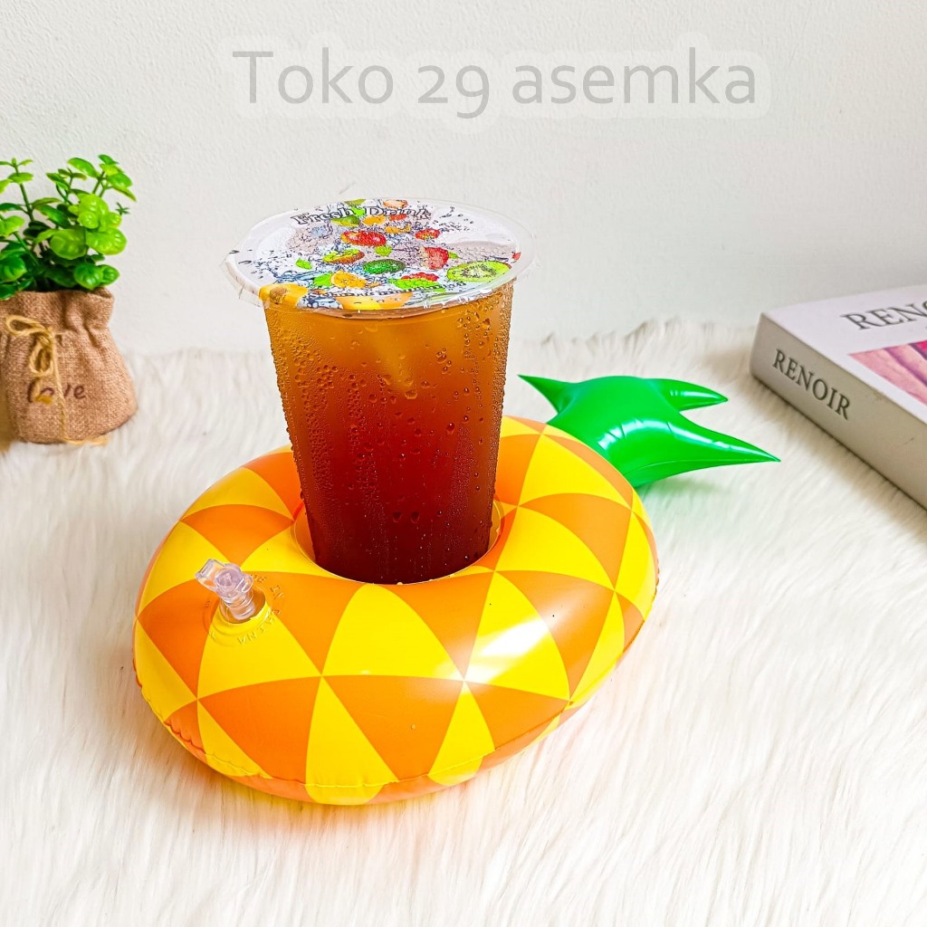 Jual FLOATIES BENTUK BUAH NANAS CUP HOLDER FLOAT PELAMPUNG BAN ...