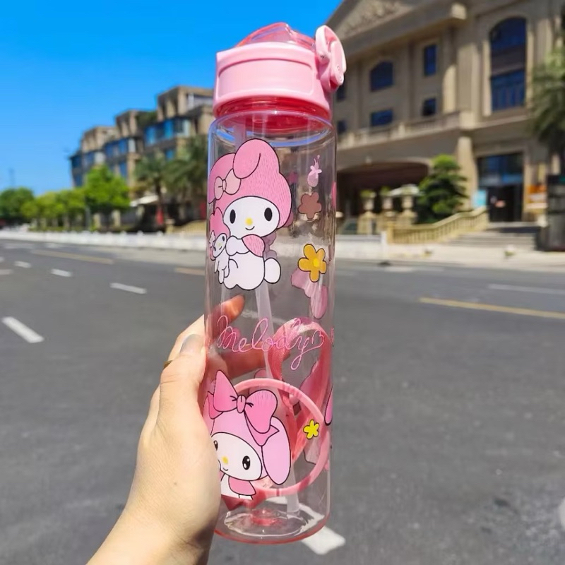 Jual Botol Viral Bening Botol Transparan Kapasitas 900ml Tali Pendek ...