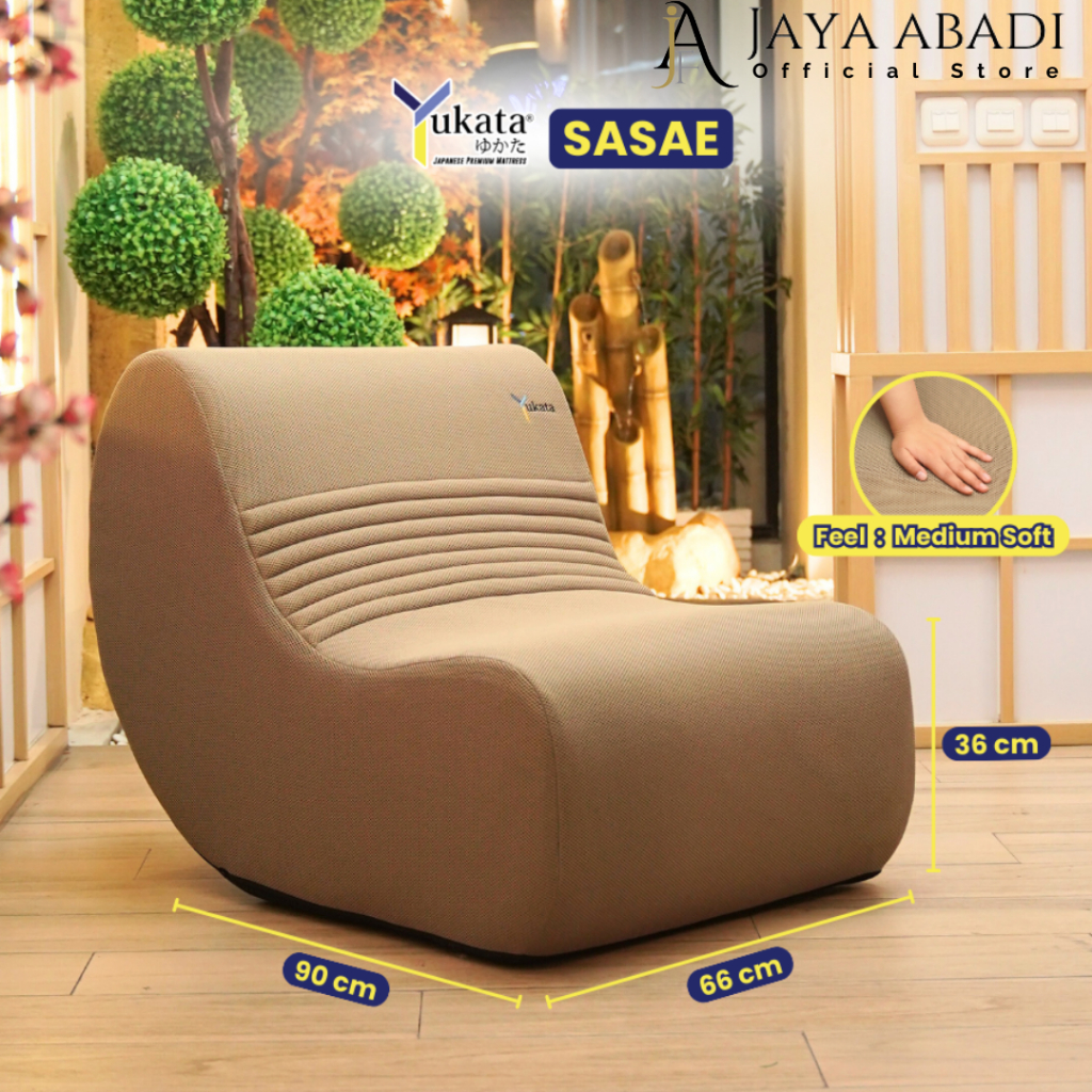 Jual SASAE Floor Chair Sofa Ukuran 66 x 90 x 70 | Busa Ivory High ...