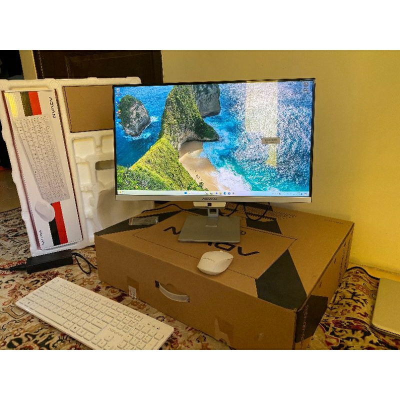 Jual advan one pc aio ryzen 5 ram 8 ssd 512 24inch | Shopee Indonesia