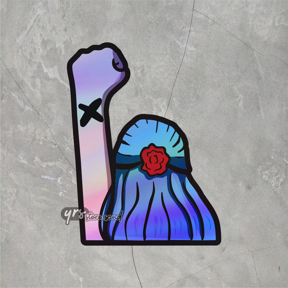 Jual Sticker Anime Hologram Nefertari VIVI One piece ukuran +- 7 x 5,4 ...