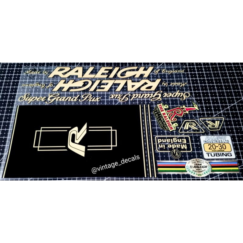 Jual decals replacement Raleigh super gran pri x | Shopee Indonesia
