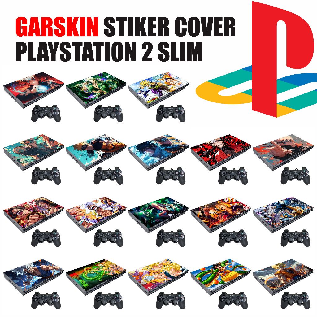 Jual GARSKIN STICKER COVER PS2 FAT & PS2 SLIM | Shopee Indonesia