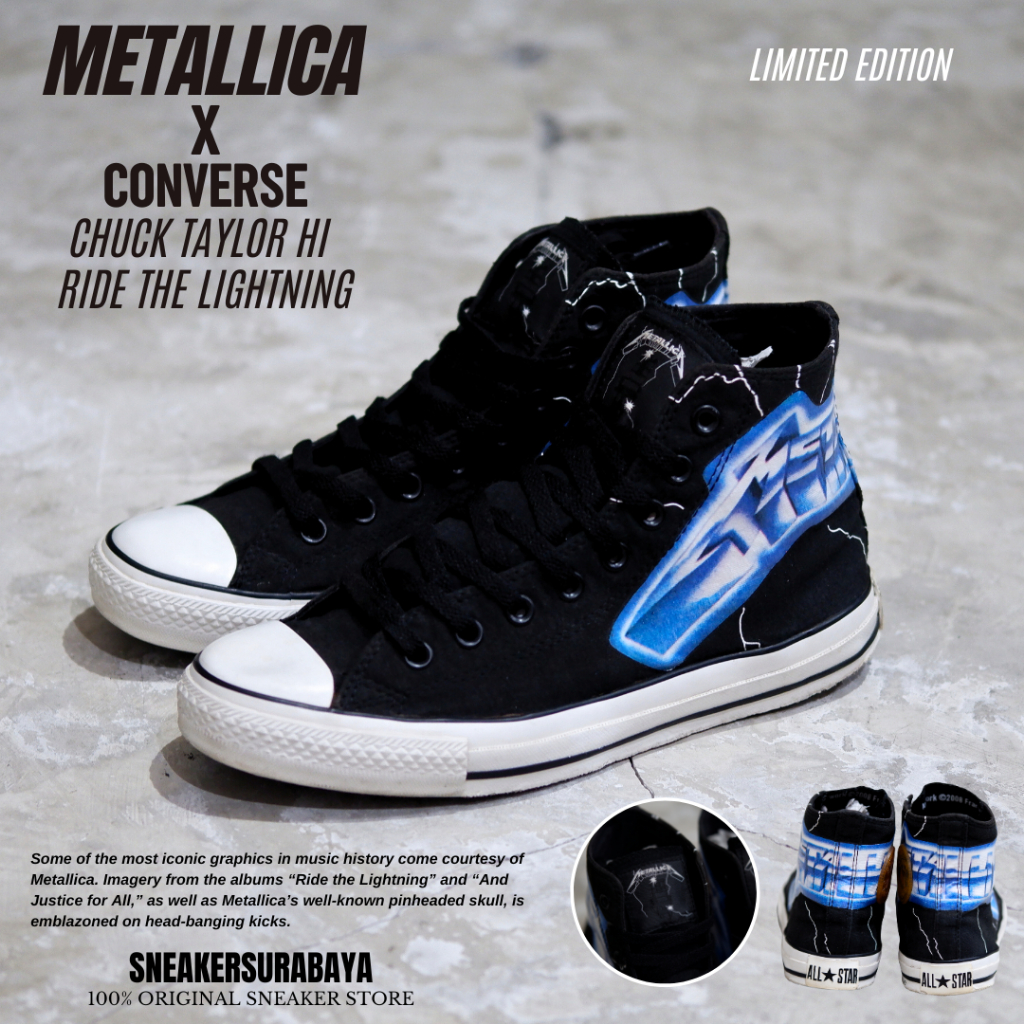 Converse metallica online