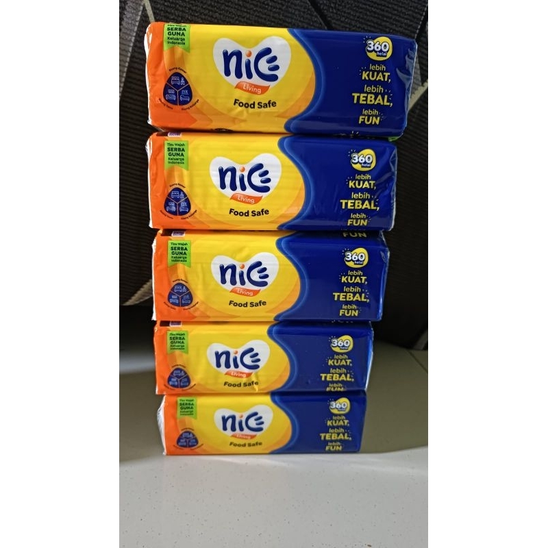 Jual (5 pcs) Tissu nice so 360 sheet 2 ply | Shopee Indonesia