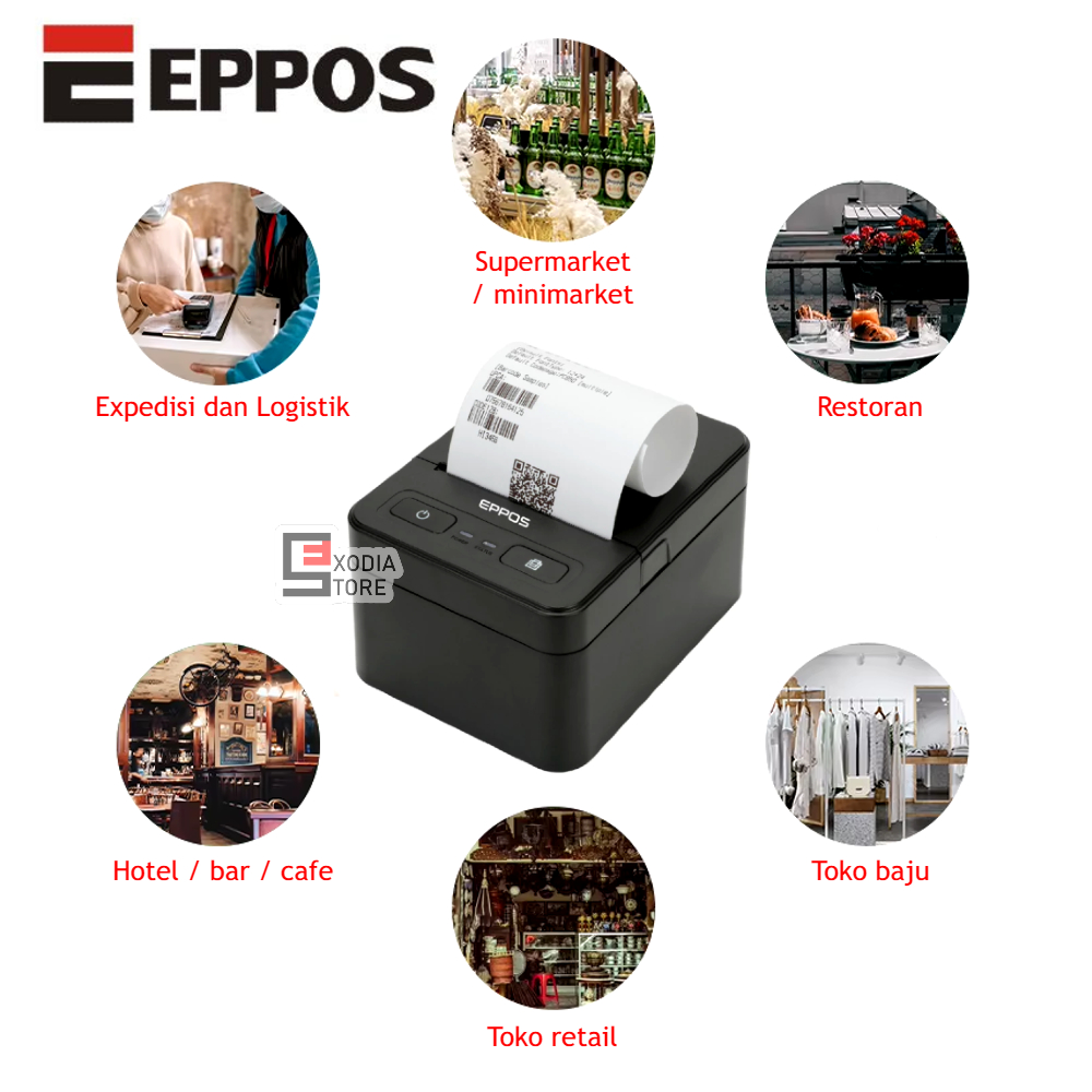 Jual Thermal Printer Bluetooth USB EPPOS PLUS POS80L & EP8080 80mm ...