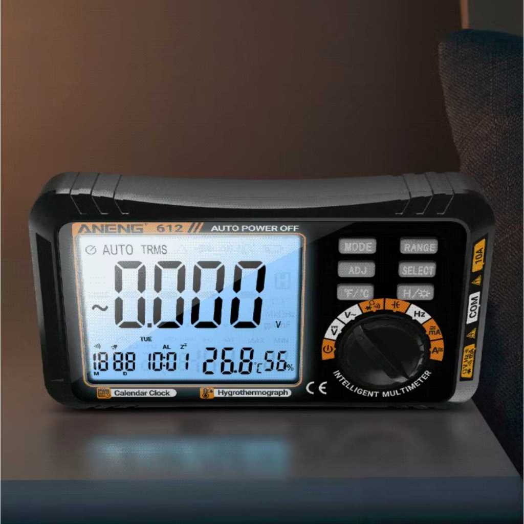 Jual ANENG 612 Smart Digital Multimeter 3in1 Voltage Tester Backlit ...