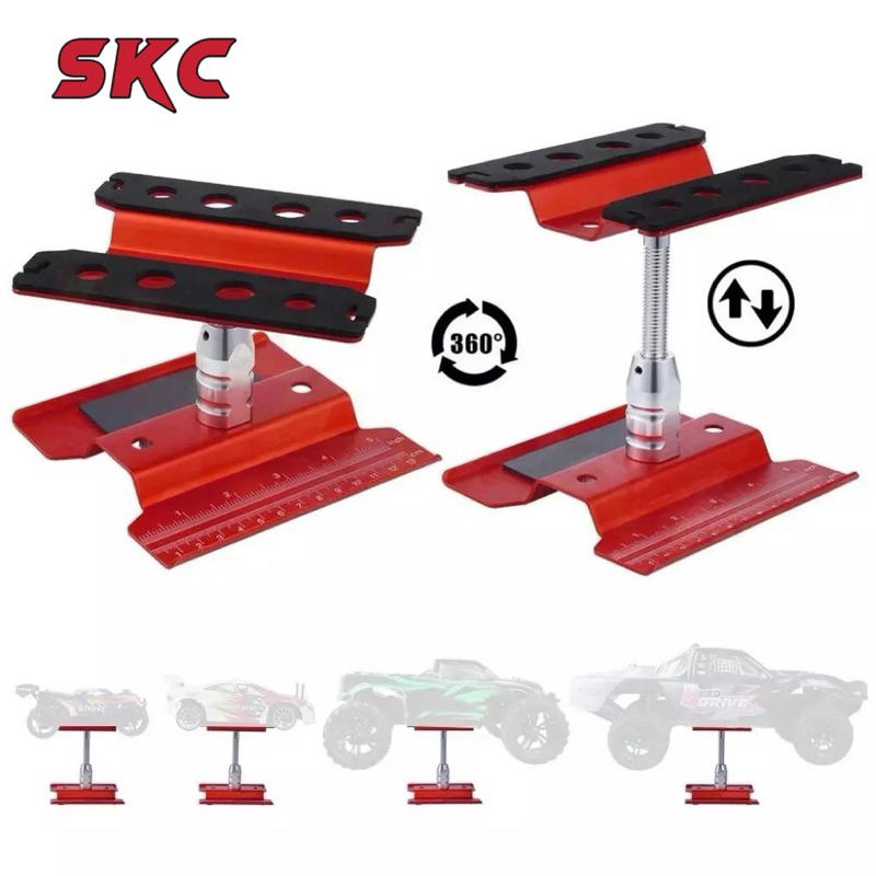 Support De Travail RC 360° En Aluminium + Kit 610 Vis Universelles – Idéal 1/8 à 1/18