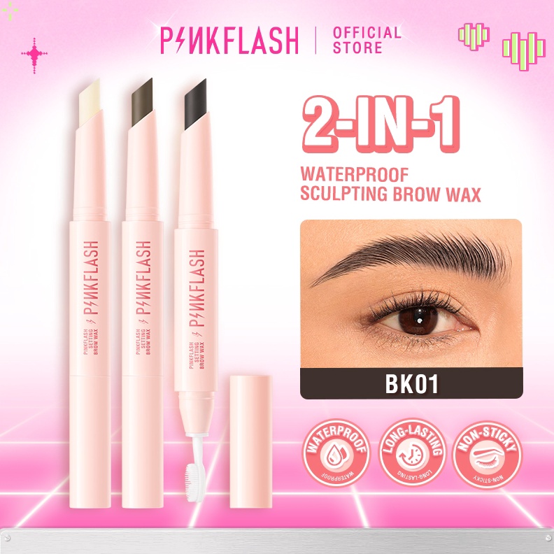 Jual Newpinkflash 2in1 Waterproof Sculpting Brow Wax With Brush 