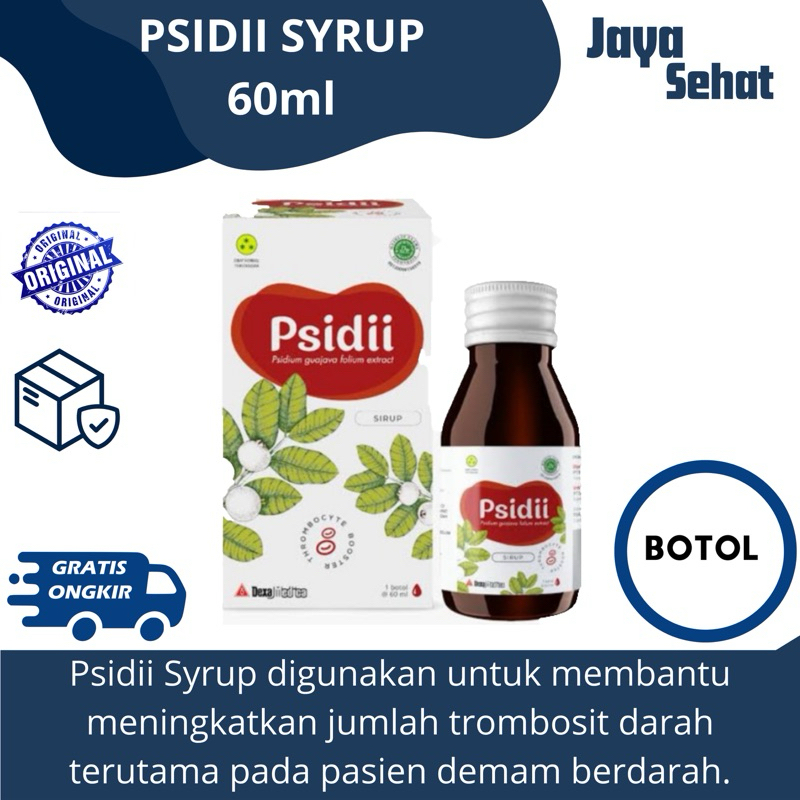 Jual PSIDII Sirup 60ml || PSIDII Kapsul 1botol isi 50kapsul | Shopee ...
