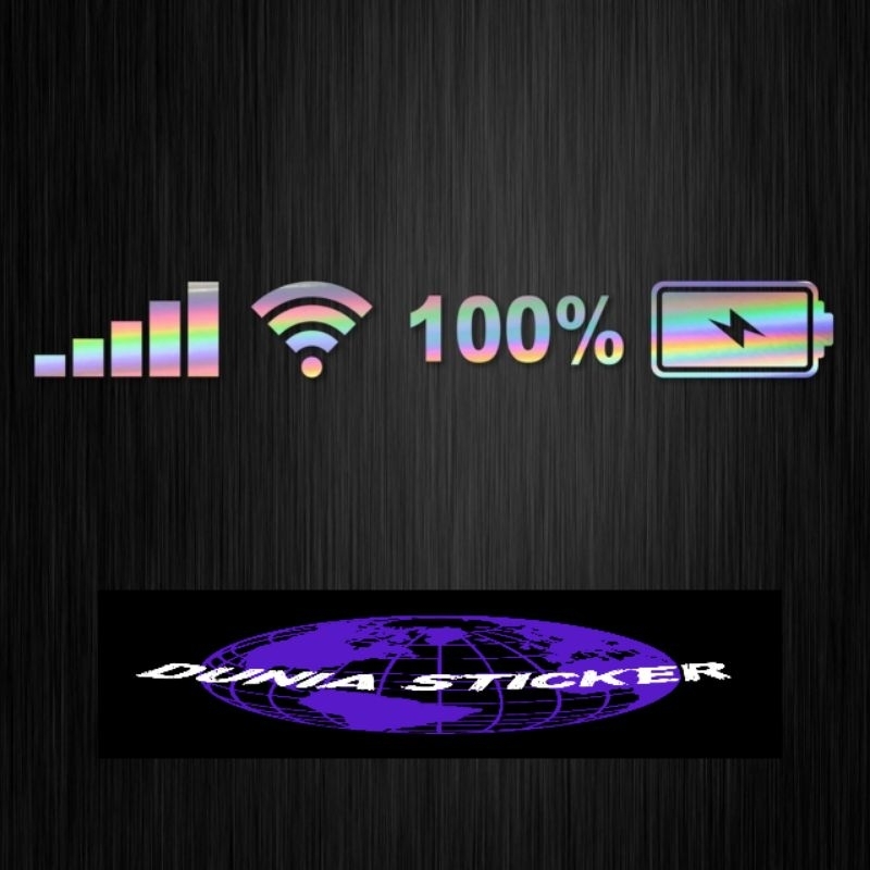 Jual stiker baterai Sticker sinyal WIFI | Shopee Indonesia