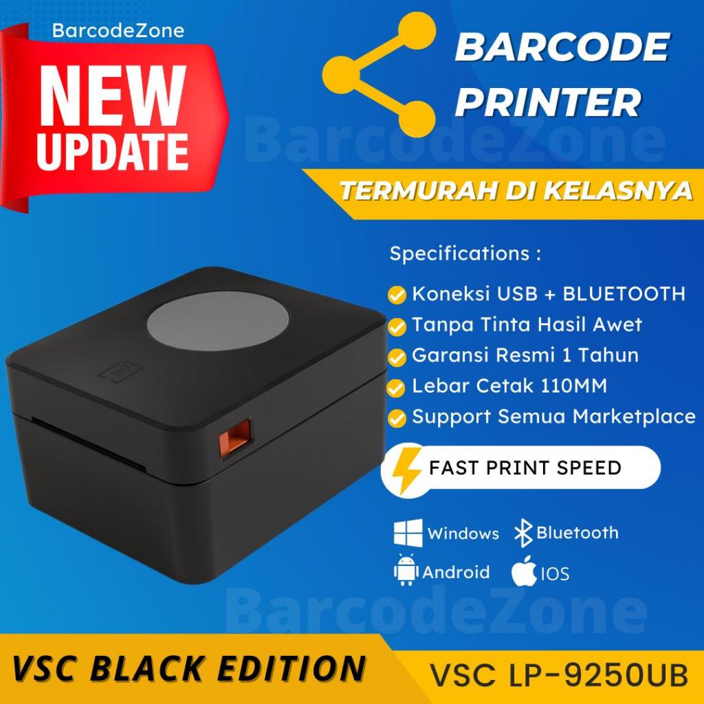 Jual PRINTER BARCODE THERMAL / LABEL PRINTER VSC LP-9250UB (BLUETOOTH ...