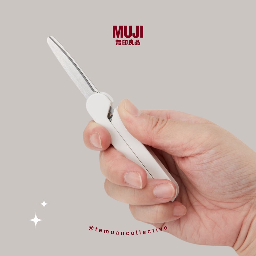 Jual MUJI Scissors Portable Type - Gunting Slim Travel Kecil Japan ...