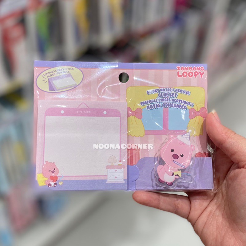 Jual Miniso x Loopy ‼️ Standing Sticky Notes + Akrilik Klip Zanmang ...