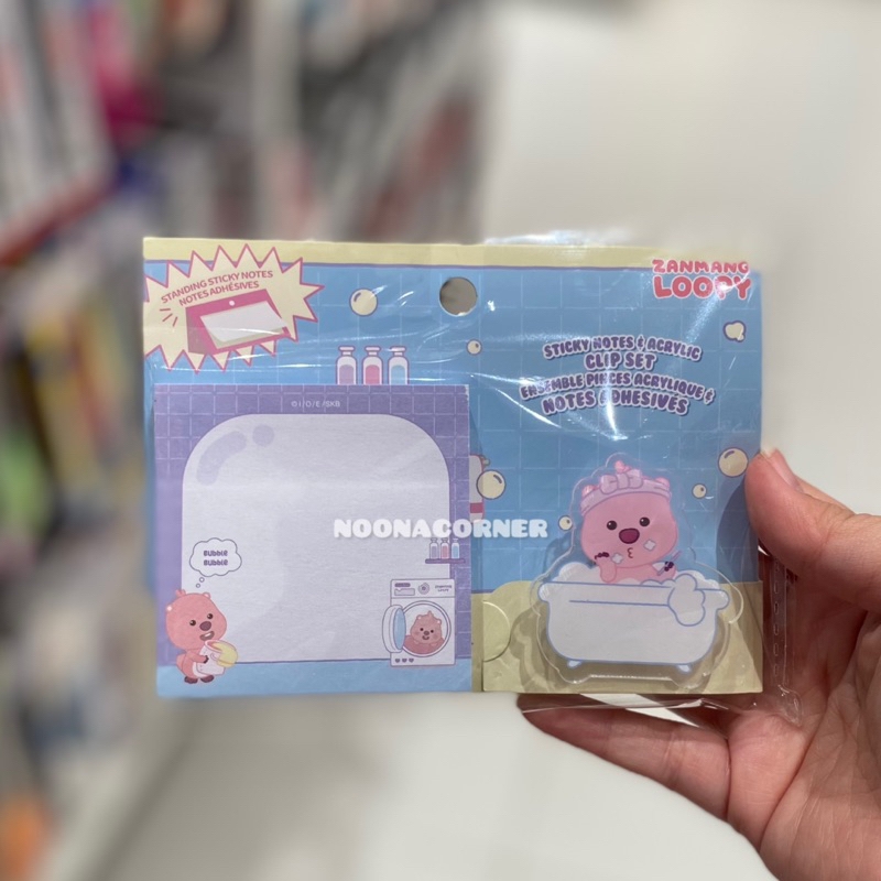Jual Miniso x Loopy ‼️ Standing Sticky Notes + Akrilik Klip Zanmang ...