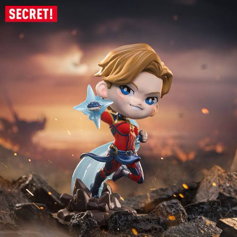 POP MART INFINITY SAGA シークレット Secret Captain Marvel Binary Form POP MART Marve Infinity Saga