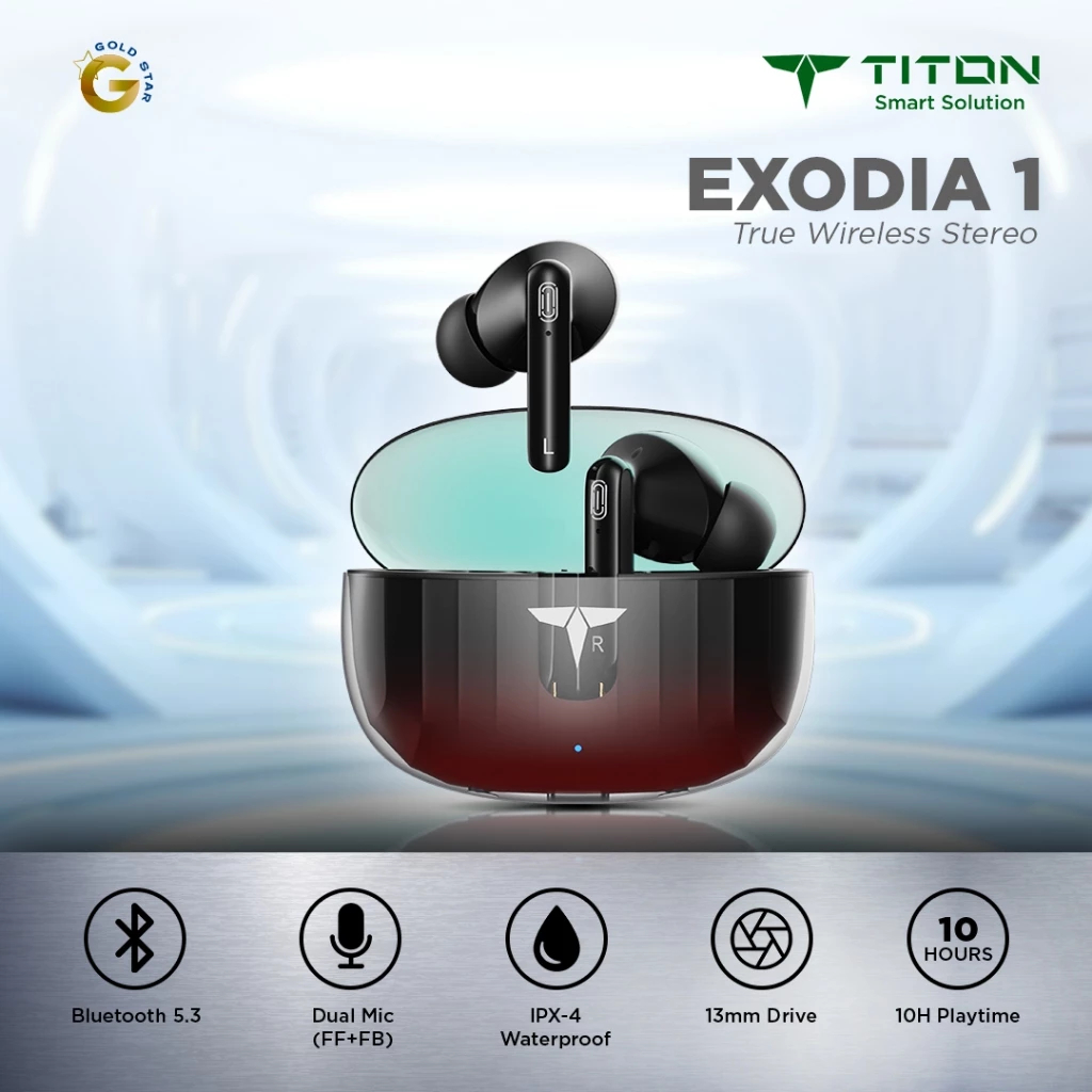 Jual Titon Exodia 1 True Wireless Stereo Earphone Mini TWS Bluetooth 5. ...