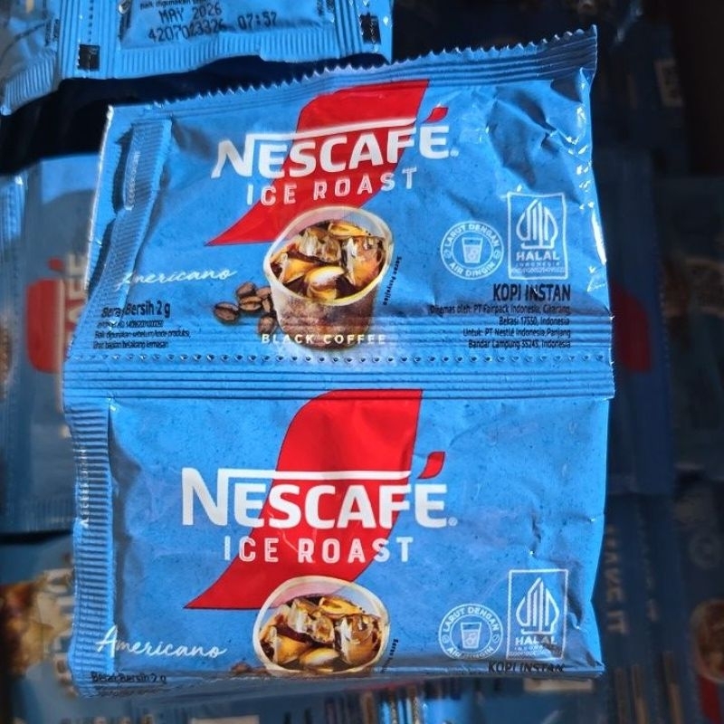Jual Nescafe Ice Roast Americano 1 renceng isi 10 ( ICE BIRU ) | Shopee ...