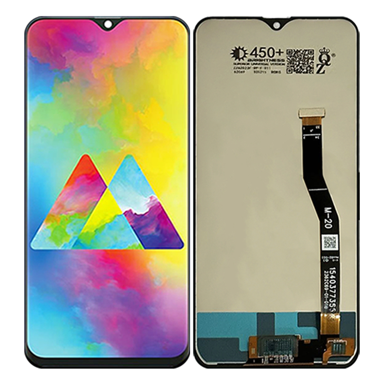 LCD Samsung M20 Original 100% Fullset Asli Ori Touchscreen Compatible For  Glass Touch Screen Digitizer - Main Image