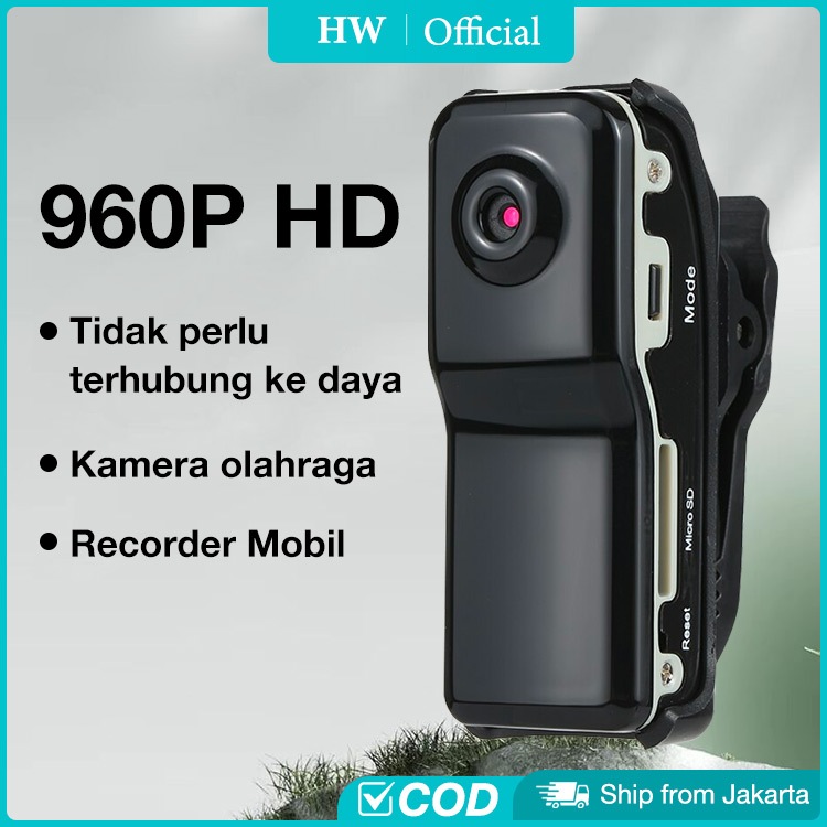 Gambar produk HW kamera mini Tersembunyi Spy camera cam Cctv Mini tersembunyi tanpa kabel kamera vlog motor cctv mini outdoor tanpa wifi 1