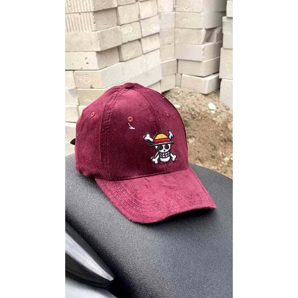 Jual Terbaru!!Topi Baseball Cap Corduroy Motif Onepiece Terbaru 2024 ...