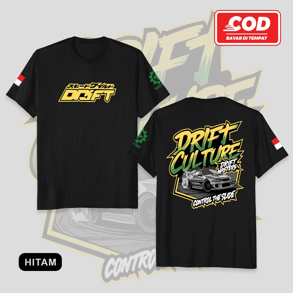 Jual KAOS DRIFT MASTERS POSTERS KAOS RACING TERSEDIA 12 WARNA BERBEDA ...