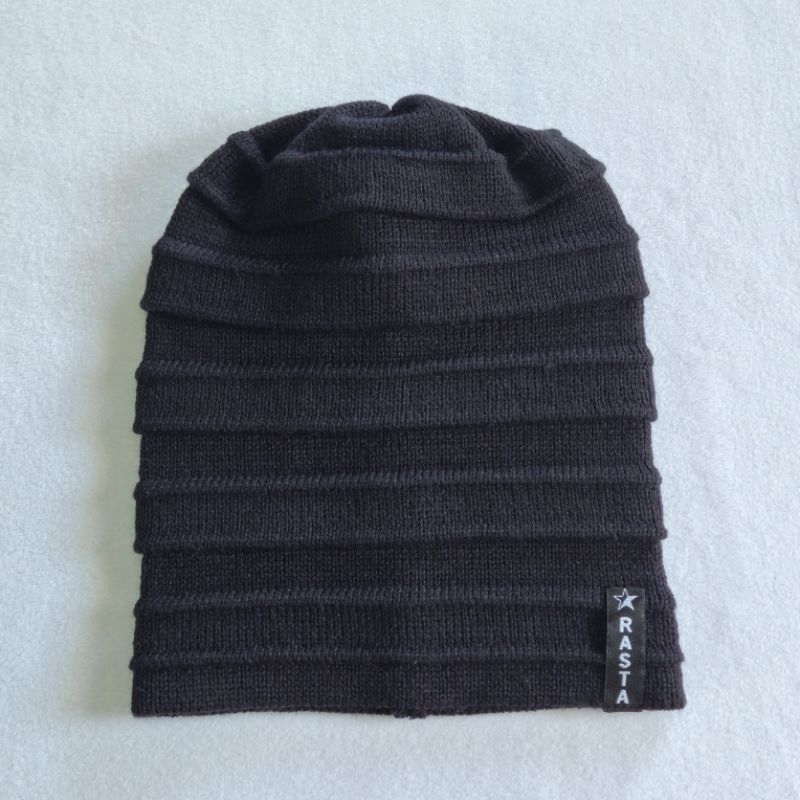 Jual Kupluk Beanie Hat Rajut DEWASA GALON | Shopee Indonesia
