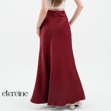 ETEREINE Rok Satin Azalea 110CM Rok Satin Panjang 110cm Wanita Size S Sampai 3XL