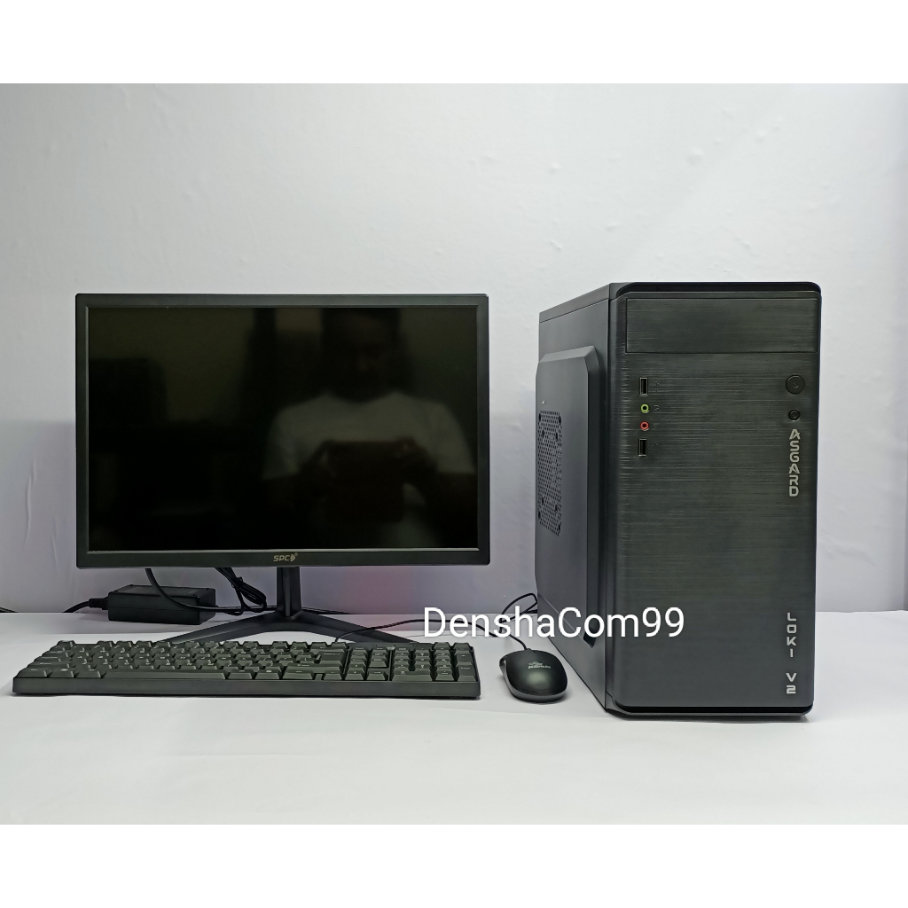 Jual 1 set PC core i5 ram 8gb + ssd 512Gb + monitor led 24 inch + mouse ...