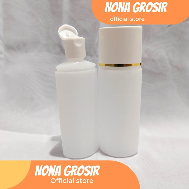 Jual BOTOL PLASTIK PUTRI 100ml PUTIH/NATURAL | Shopee Indonesia