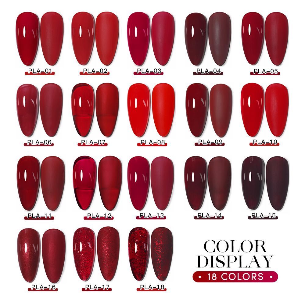 Jual AS GEL PLA CLASSIC RED WATERY CAT EYE SERIES GEL POLISH / KUTEK ...