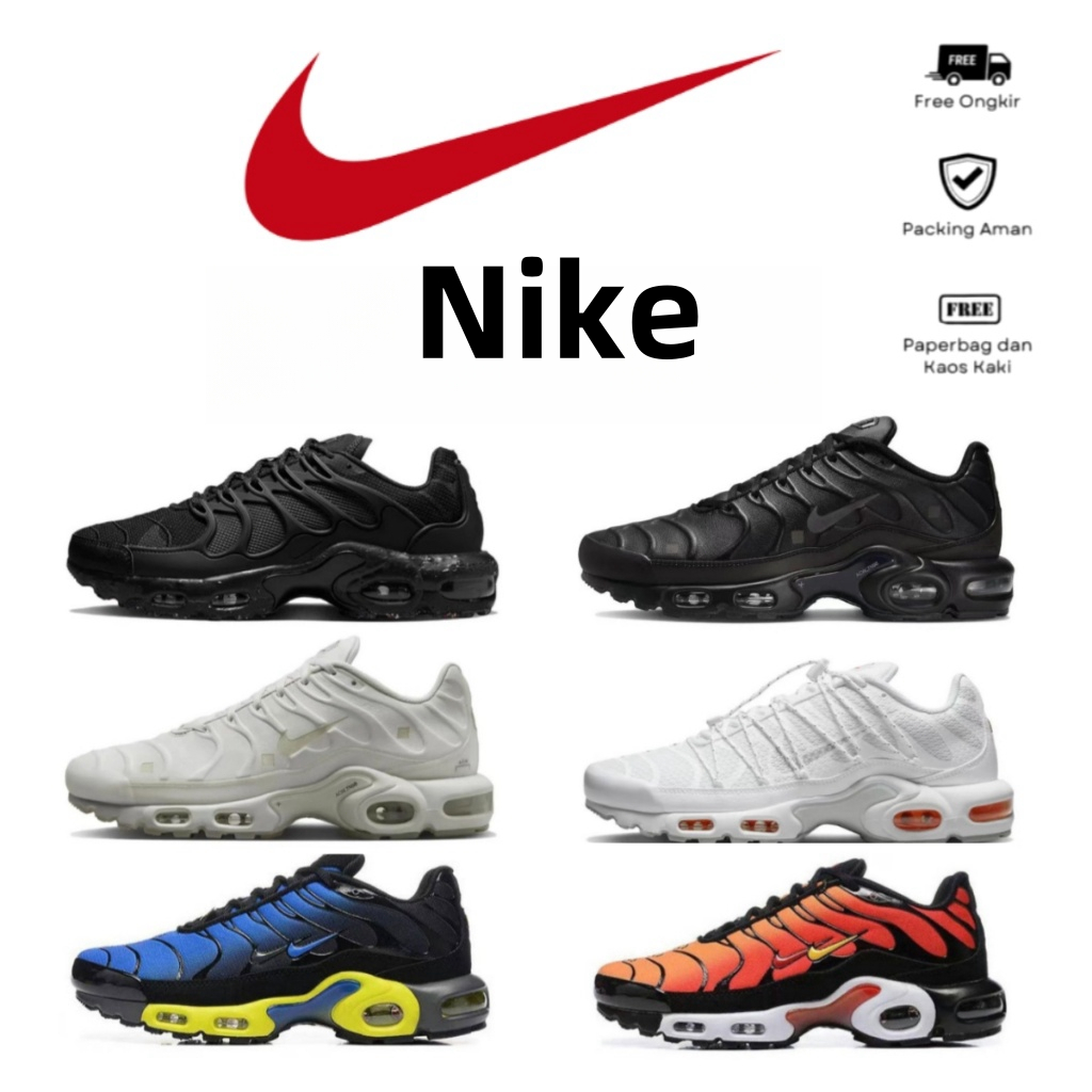 Nike AIR MAX PLUS men's sports shoes breathable, lightweight and  shock-absorbing personality