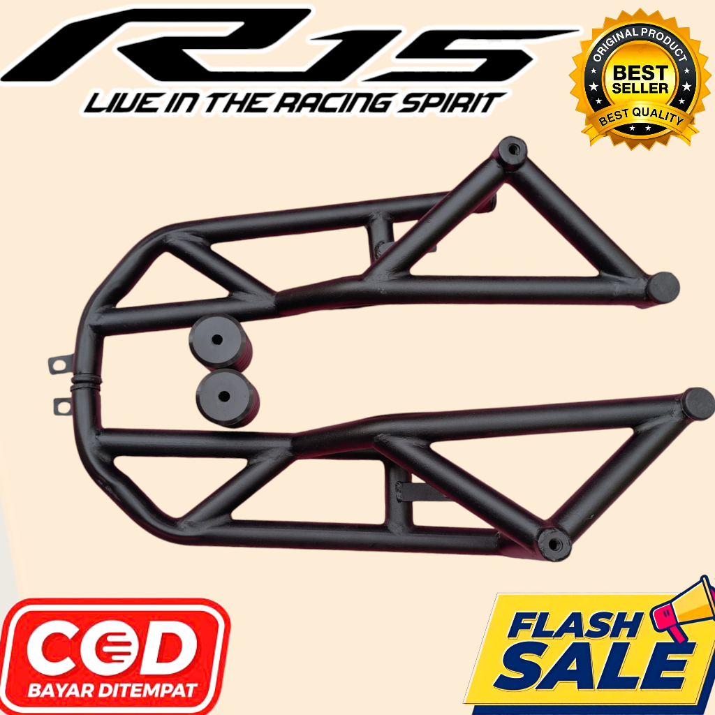 Jual Tubular Crashbar Yamaha R15 V3 V4 Full Set Jalu Doble Frame Slider ...