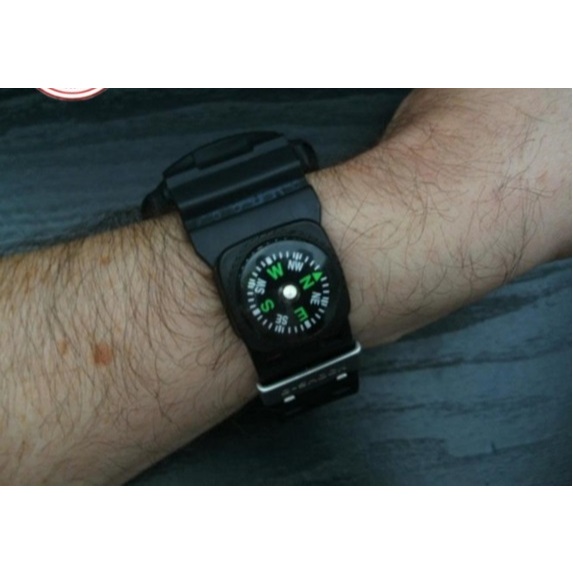 Jual kompas saku kecil mini serba guna tali Jam tangan gelang paracord ...
