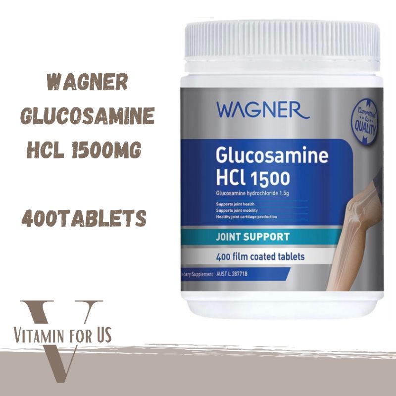 Wagner Glucosamine HCL 1500 400 Tablets