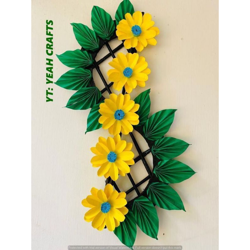 Jual DIY origami DEKORASI BUNGA frame 50cm | Shopee Indonesia