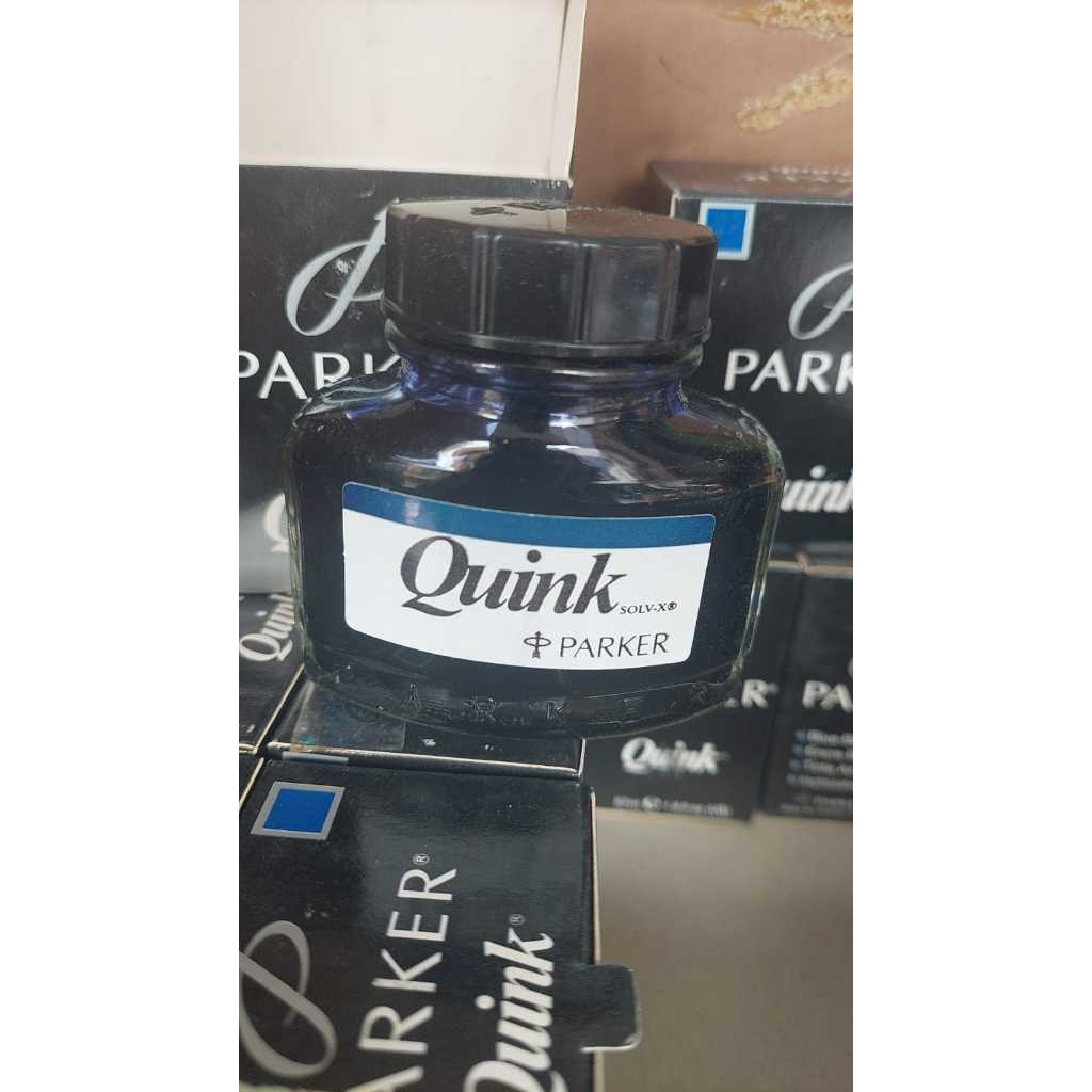 Jual Parker Quink Ink Tinta Bottle Fountain Pen - Blue-Black Murah ...