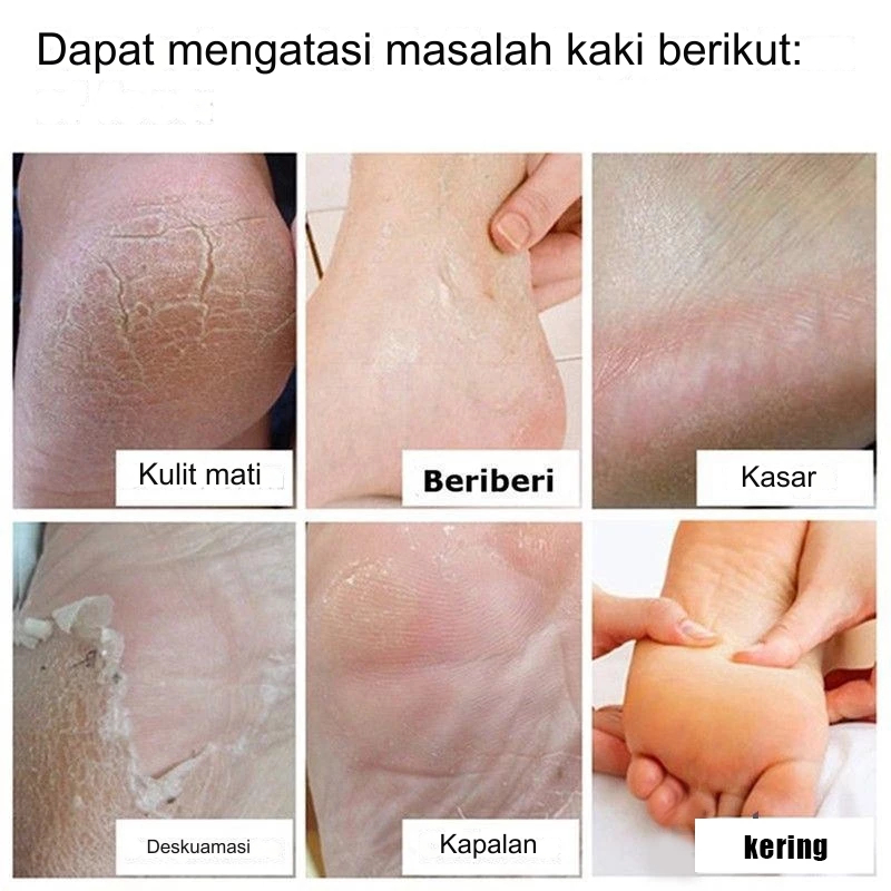 Collagen Foot Cream 60g Krim Kaki Pecah Dan Kering Kasar Ampuh 100% Perbaikan An - foto 2
