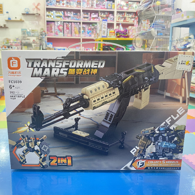Jual Lego susun TRANSFORMED MARS 2in1 SERI AK47 RIFLE FC1039 | Shopee ...