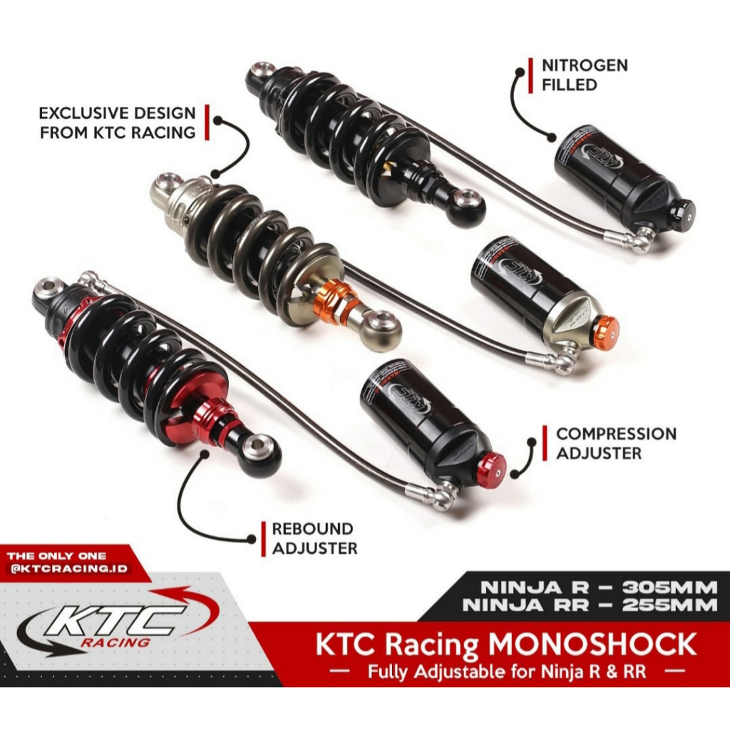 Jual SHOCKBREAKER NINJA R/NINJA RR MONOSHOCK KTC NINJA 150 R/NINJA 150 ...