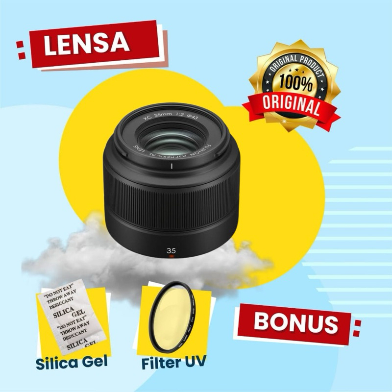 Jual LENSA FIX FUJINON XC 35MM F2 - HASIL BOKEH | Shopee Indonesia