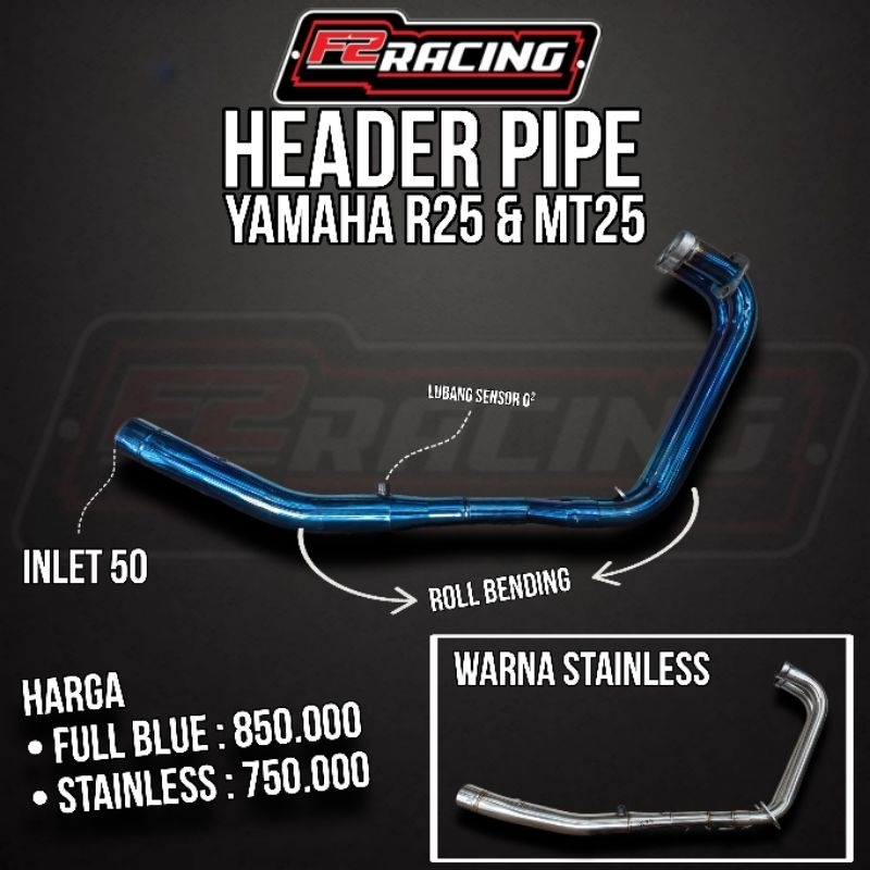Jual Header Knalpot Racing PNP untuk Motor Sport & Naked 250cc Ninja250 ...