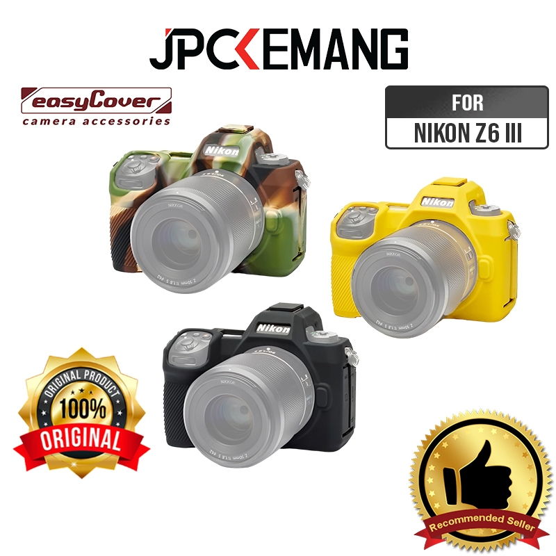 Custodia In Silicone EasyCover Per Fotocamera Nikon Z50 – Giallo – Protezione Antigraffio E Anturto