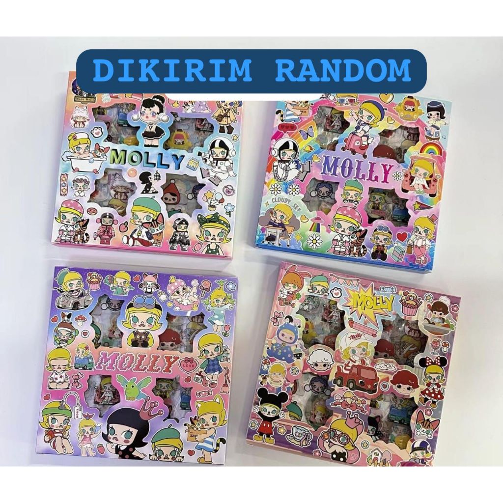 Jual Sticker Nono Momo Molly & Cry Baby Stiker Label Mainan Anak ...