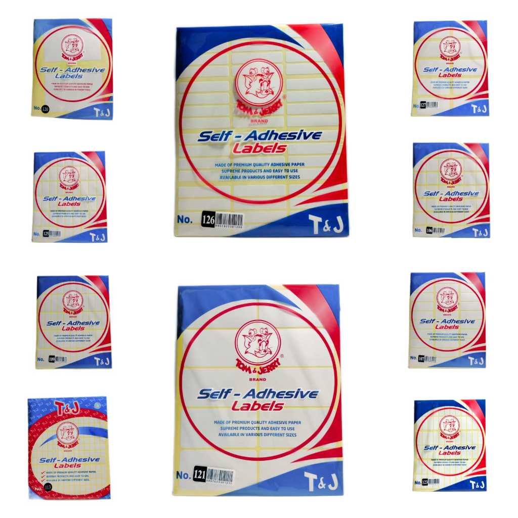 Jual LABEL TOM & JERRY LENGKAP, PER PACK ISI 10 LEMBAR | Shopee Indonesia