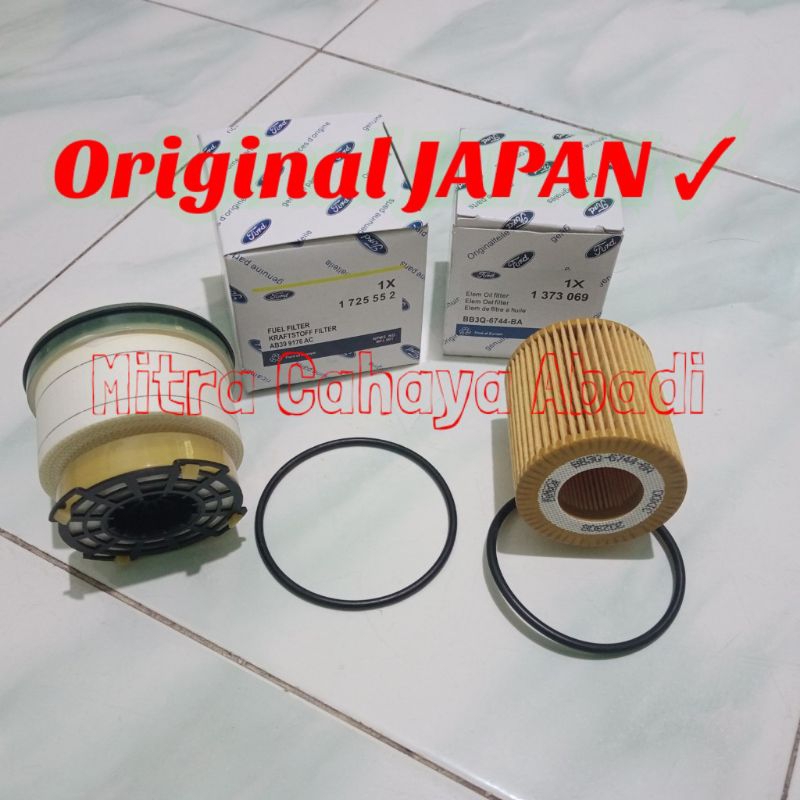Jual Fuel filter saringan oli + filter solar ford ranger 2.2 2.200cc ...