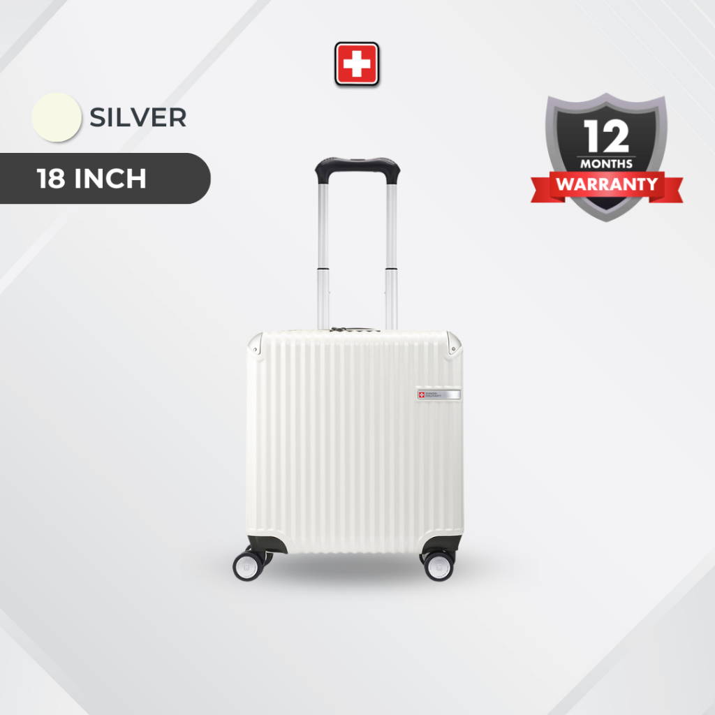 Jual Swiss Military Koper Solio White - Koper Kabin 18 inch | Shopee ...