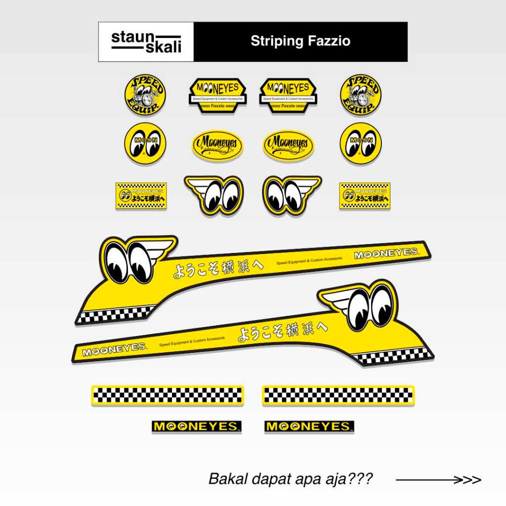 Jual Striping Fazzio Variasi (11) Full Body Custom Original 2022 2023 ...