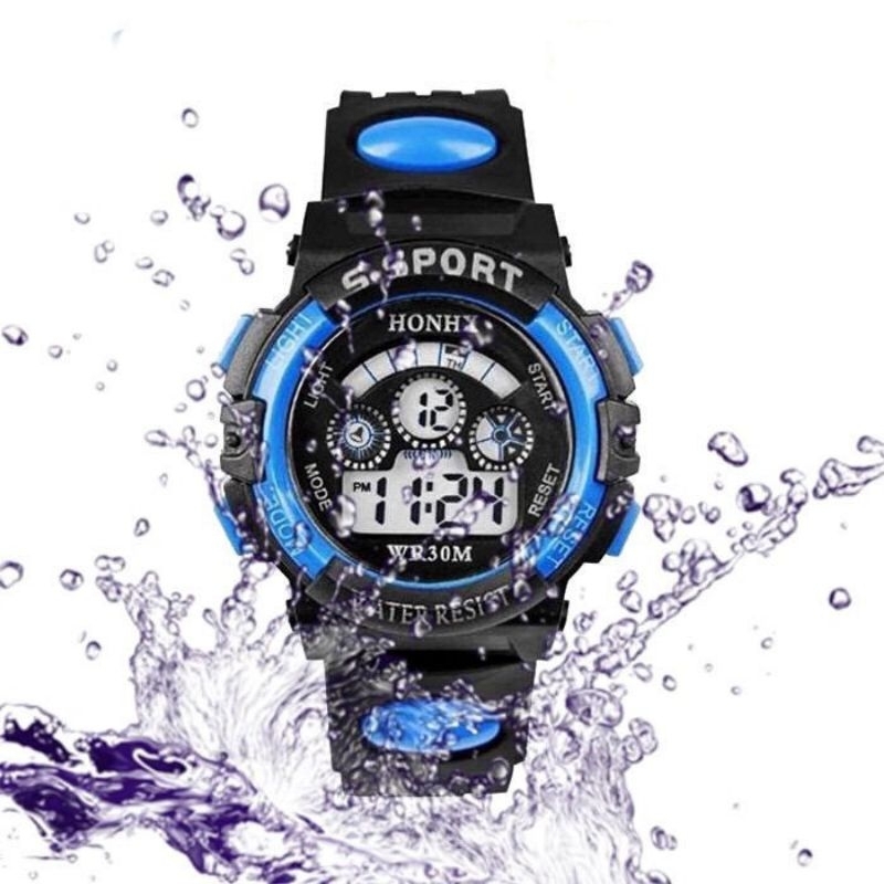 Jual Jam Tangan Anak Tk Sd Smp Anti Air Bisa Menyala LED | Shopee Indonesia
